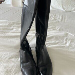 Black Knee High Boot